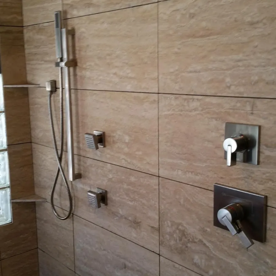 Shower fixture installation for Water Heater Replacement in North St. Paul